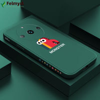 เคสป้องกันกล้องคลุมทั้งหมดของเหลวสำหรับ Realme 11 Pro 5G Realme 11 Pro + 5G ลายการ์ตูน Little Monsters ออกแบบมาเคสโทรศัพท์มือถือรูปแบบขอบสี่เหลี่ยมปลอกซิลิโคน