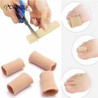 【CW】 10CM Toe Separator Fabric Gel Tube Bandage Calluses Protector Tools Foot Pain Guard Feet Insoles Cover