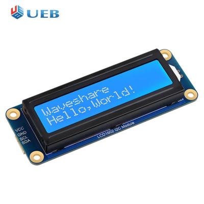 โมดูล I2C LCD1602 3.3V/5V สีขาวและสีน้ำเงินโมดูลจอแสดงผลชนิด LCD พื้นหลังสีฟ้าและสีขาวน้ำเงินสำหรับ Arduino Raspberry Pi