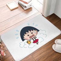 Chibi Maruko Chan Manga Non-slip Doormat Angry Bath Bedroom Mat Prayer Carpet Indoor Modern Decor