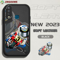 เคสโทรศัพท์เคสสำหรับ Vivo Y12สำหรับการ์ตูนเด็กหญิงเด็กชายรถจักรยานยนต์ Racer ปกหนัง PU