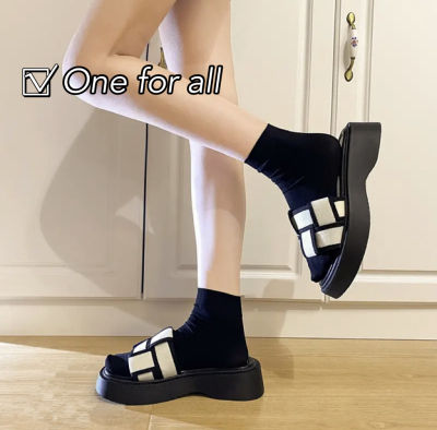 [พร้อมส่ง] One for all พร้อมส่งจากไทย TX386 ใหม่ รองเท้าแตะ ส้นสูง 4.5cm ส้นหนา เข้ากับทุกการแต่งกาย สําหรับผู้หญิง 2022
