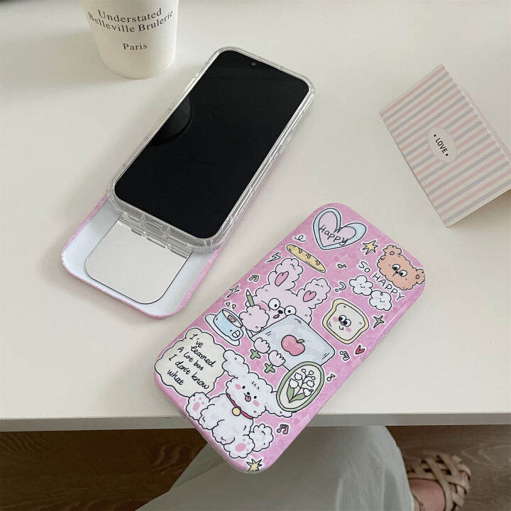 โครงสร้างที่หุ้มรีโมทคอนโทรไร้สายไอโฟนเคสสำหรับ-iphone-14-13-12-11-pro-max-โมเดลน่ารักสีสันสดใสหรูหราสง่างามแนวสตรีทวินเทจวัสดุพลาสติก