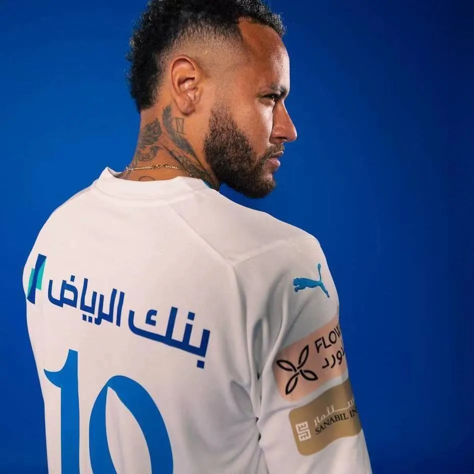 23/24 Al Hilal Saudi Home NEYMAR JR #10 Jersey - Kitsociety