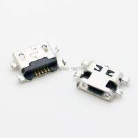 ♠ஐ☂ 100pcs Micro USB Connector 5Pin reverse heavy plate 1.2mm Flat Mouth Female For Huawei G7 Alcatel Lenovo Universal Model