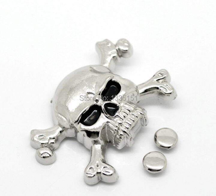 free-shipping-10-sets-antique-silver-skull-crossbone-rivet-studs-spots-4-4cmx2-9cm-7mm-bag-leather-clothes-j1785