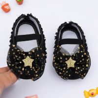 【hot】！ Children Kids Girlsfirst Shoes Soft Toddler Infant Newborn Elastic Band