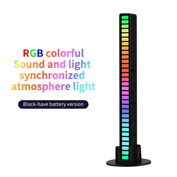 rgb-เพลงหลากสีไฟเสียงควบคุมแบบซิงโครนัสจังหวะอินเทอร์เน็ตบาร์ไฟ-led-รถยอดนิยม