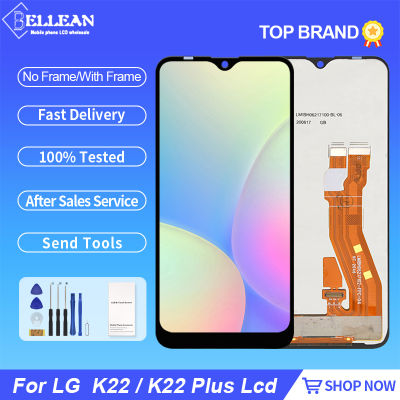 6.2นิ้ว K22 Plus Display สำหรับ LG K22 Lcd Touch Screen Digitizer Assembly K22 LMK200Z LMK200E LM-K200จอแสดงผลเครื่องมือ