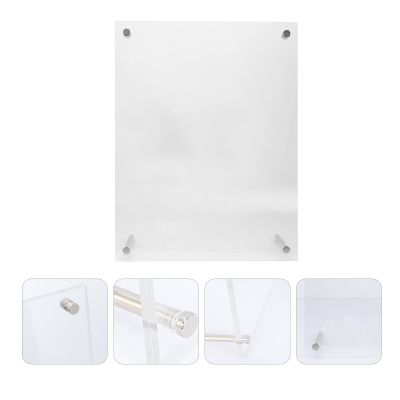 Frame Picture Acrylic Holder Display Clear Stand Sign Frames Certificate Square Photo Horizontal Wall Table Handcrafts Diploma