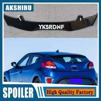 เอบีเอสสปอยเลอร์ปีกด้านหลังสำหรับฮุนได Veloster เทอร์โบ2012 2013 2014 2015 2016 2017 ABS อุปกรณ์เสริมรถยนต์ปีกห่วงพ่วงลากรถพลาสติก