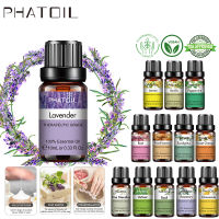 PHATOIL น้ำมันหอมระเหย10มล. ลาเวนเดอร์ยูคาลิปตัส PureNatural น้ำมันหอมระเหยสำหรับเครื่องกระจายความชื้นน้ำมันหอมระเหย