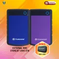 Transcend External HDD StoreJet 25H3 [2TB]. 