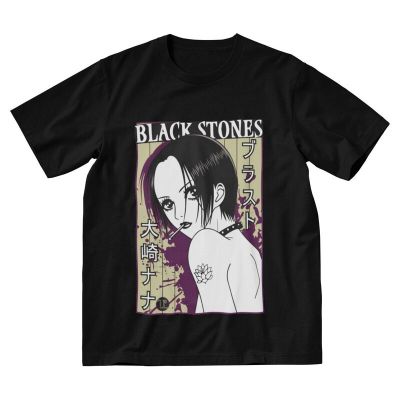 เสื้อยืดคอกลมเสื้อยืดแขนสั้น ผ้าฝ้าย 100% พิมพ์ลายอนิเมะ Nana Osaki สไตล์ฮาราจูกุ สําหรับผู้ชายS-5XL  JQYP