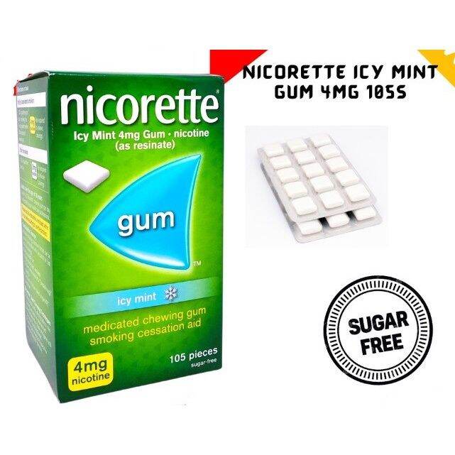 PHAACY STOCK Nicorette Quit Smoking Gum 4mg Extra Strength2mg regular