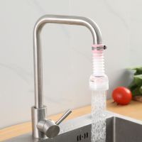 360 Rotatable Bent Water Saving Tap Aerator Diffuser Faucet Nozzle Filter Water Filter Swivel Head Kitchen Faucet Bubbler