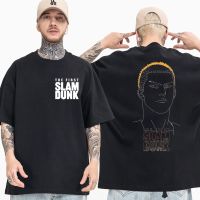 2023 New Japanese Fashion Anime Slam Dunk T-shirt Men Women Summer Tops Hip Hop Oversized Short Sleeve Tees Streetwear T Shirts