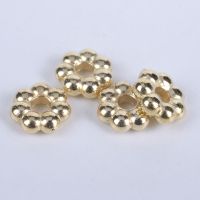 300pcslot 4mm 5mm 9mm Flower Shape CCB Jewelry Spacers for Diy Necklace celet Making Accessories