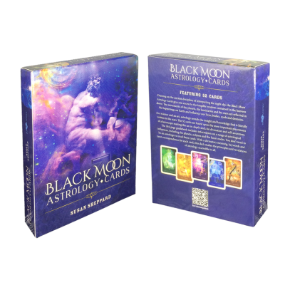 Black Moon Astrology Oracle Cards Full English 52 Cards Deck Tarots Board Game Family Holiday Party Playing Cards