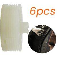 6Pcs 82483-D3000FFF Car Window Lifter Regulator Gear Drum Spool Beige Window Regulator Gear Drum Spool for Hyundai Tucson Kai Sportage Optima 2016-2019 82473-D3000