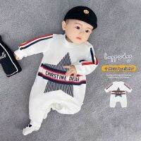 【Ready】? by jumpsuit sprg and autumn pure new super cute romper male baby nme crawlg clot sprg o suit