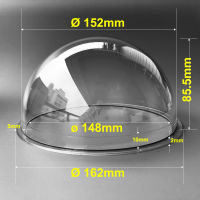 Indoor Outdoor Acrylic Clear PTZ Speed Dome Security Surveillance CC Camera Housing Cover Transparent Case Lens Cap 162x85.5mm