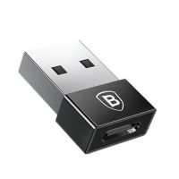 Baseus USB ชายไปยัง Type C อะแดปเตอร์ตัวเมีย USB C OTG Coverter สำหรับ Samsung S9บวก Macbook Xiaomi Mi Max 3 USB Type-C สายเคเบิลอะแดปเตอร์