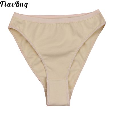 TiaoBug Kids Girls High Leg Cut Briefs Underwear Underpants For Ballet Dance Gymnastics Swimming