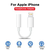 For Apple Original Lightning to 3.5mm Headphone Adapter AUX Cable For iPhone 14 13 12 11 Pro Max X XS Connector Audio Splitter