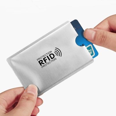 【CW】 5-20 Pcs Anti Rfid Card Holder NFC Blocking Reader Lock Id Bank Protection Metal Credit