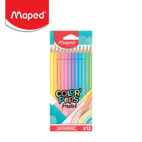 Maped (มาเพ็ด) สีไม้พาสเทล 12 สี COLORPEPS PASTEL รหัส CO/832069