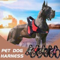 【LZ】 K9 Dog Harness Vest Adjustable Reflective Pet Harness with Handle Outdoor Training Chest Strap for Small Medium Large Big Dogs