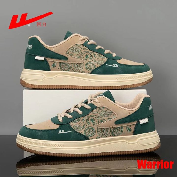 warrior-2023-spring-sports-shoes-for-men-fashion-printing-lace-ups-walking-shoes-luxury-pu-leather-male-casual-tennis-sneakers