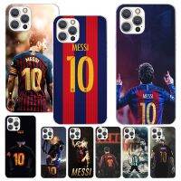 (Bishop Belle)เคสนิ่มพิมพ์ลายซุปเปอร์สตาร์ฟุตบอล M-Messi 10,เคสนิ่มสำหรับ iPhone 11 13 14 Pro Max 12พัดลมพกพา XS XR X SE 7 Plus 8 7 P 6S 5S