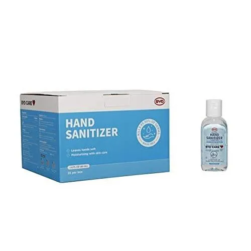Careor 20pcs Nonsticky BYD Moisturizing Hand Sanitizer 50ml (1.6 fl.oz