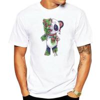 Trend Tees Men Organic Cotton Fabric T Shirt Student Horror Zombie Panda Tshirt Awesome Tshirts Gildan