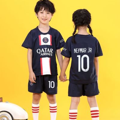 22-23 Season Paris Jersey Kids No.10 Neymar Jersey Children Football Soccer Trainwear