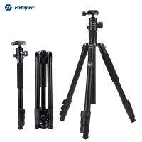 Fotopro F5 DSLR Micro Single แบบพกพาเดินทางกล้องชุดหัวสามเหลี่ยมทรงกลม