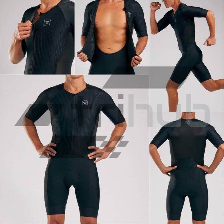 ZOOT ELITE TRI AERO FZ RACESUIT (ELITE) MEN ชุดไตรกีฬา ว่าย ปั่น วิ่ง 🏊🏻‍♂️🚴🏼‍♂️🏃🏻ของแท้ 💯