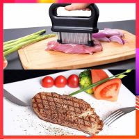 เข็มจิ้มเนื้อ ที่ทุบเนื้อ ที่จิ้มเนื้อ Meat Tenderizer ส้อมจิ้มเนื้อ ที่จิ้มหมูกรอบ ที่บดเนื้อ เข็มจิ้มหมูกรอบ อุปกรณ์ทำเนื้อนุ่ม แบบกลม ทำจากสแตนเลส304 เนื้อนุ่มขึ้นง่ายๆด้วยเครื่องนี้ เครื่องใช้ห้องครัว