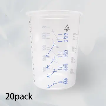 10PCS Disposable Epoxy Resin Mixing Cups with Measurements Mixing Cups for  Epoxy ResinEpoxy Mixing Containers