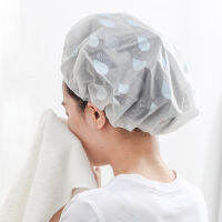 10 PCS New Style Hot Sale Hood Anti-e Hat Bathroom Shower Bath Waterproof Hair Cap Plastic Female