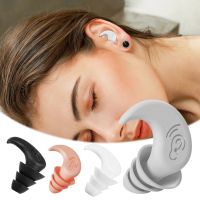 Soundproof Earplugs For Sleeping Soft Silicone Ear Muffs Noise Protection Travel Reusable Protection Sound Blocking Ear plugs