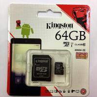 เมมแท้ศูนย์ Synnex หรือ ศูนย์ Ingram Kingston Micro SD Class 10  64GB With Adapterส่งเร็วทันใจ Kerry Express