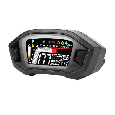 หน้าจอ LCD เครื่องวัดความเร็วแบบดิจิตอลเครื่องวัดความเร็วรถจักรยานยนต์เครื่องวัดรอบต่อนาทีอัจฉริยะสำหรับ Honda GROM 2013-2019สำหรับ Honda MSX125 2013-2019