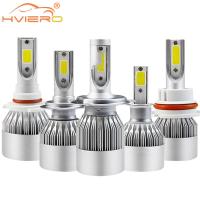 2X Car Led Headlight Fog Light C6 H1 H3 H4 H7 H11 HB39005 HB49006 Head Light 72W 7600lm Auto Front Bulb Turn Signal Head Lamp