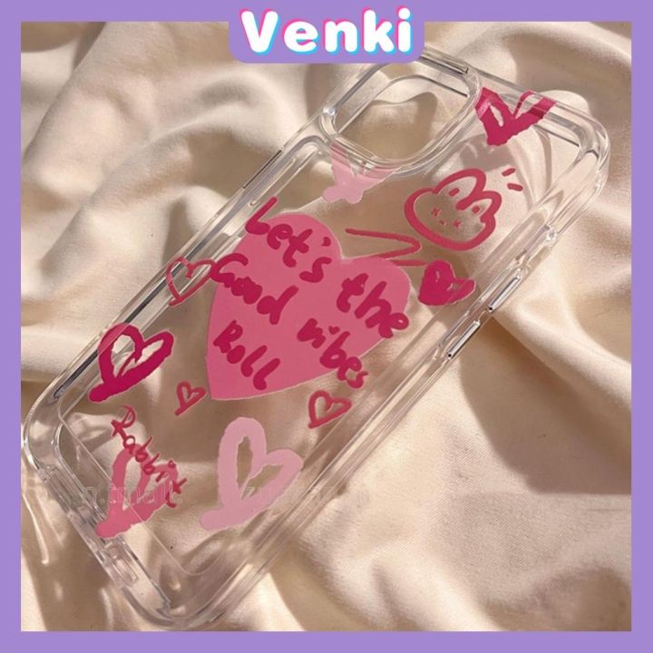 venki-เคสไอโฟน11-เคส-เคสสำหรับ-iphone-14-soft-tpu-clear-space-case-สีชมพูและสีม่วง-love-bunny-ปุ่มชุบกล้องกันกระแทกสำหรับ-iphone-14-13-12-12-plus-6-8-plus-xr-xs