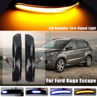 For Ford Escape Kuga EcoSport 2013 - 2018 Car Accessories Dynamic LED Side Rearview Mirror Turn Signal Light Indicator