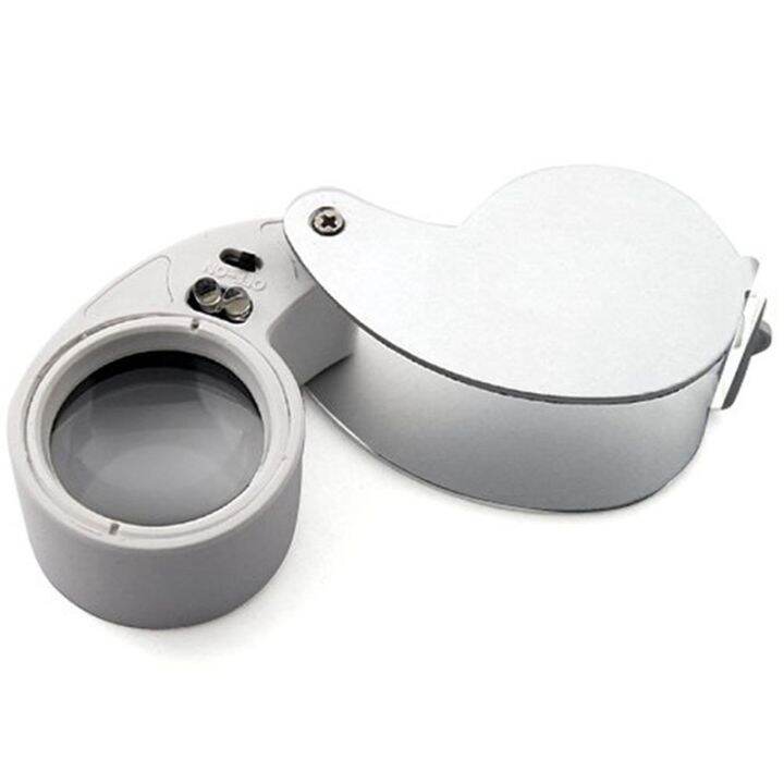 jewellers-lens-glass-loupe-40x-25mm-eye-magnifier-2-lights