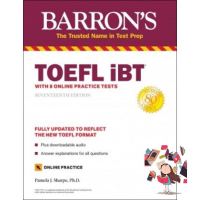 See, See ! &amp;gt;&amp;gt;&amp;gt;&amp;gt; หนังสือภาษาอังกฤษ BARRONS TOEFL IBT: WITH 8 ONLINE PRACTICE TESTS (17TH ED.)